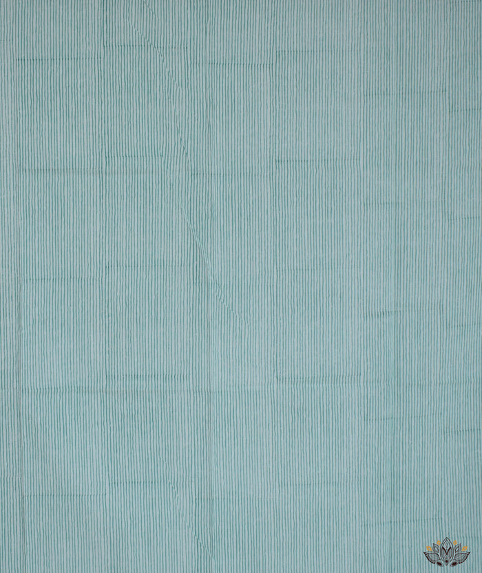 Exclusive Amounee Sangneer Hand Block Printed Chanderi Suit Piece with Chanderi Dupatta