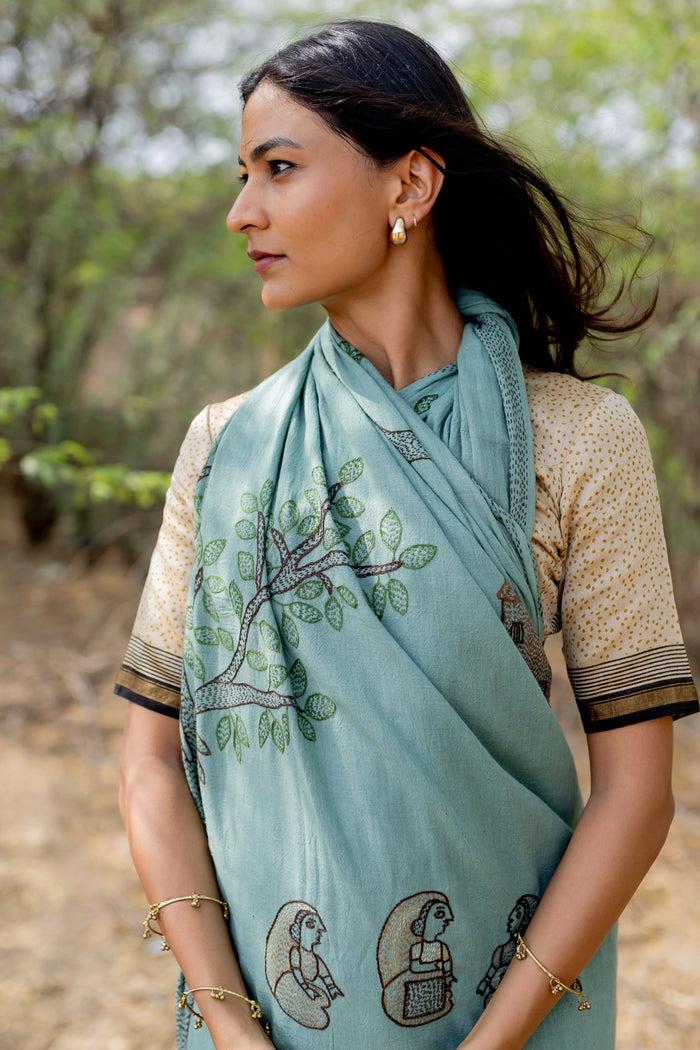Exclusive Amounee Sujani Hand Embroidered Sarees