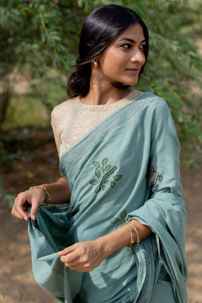 Exclusive Amounee Sujani Hand Embroidered Sarees