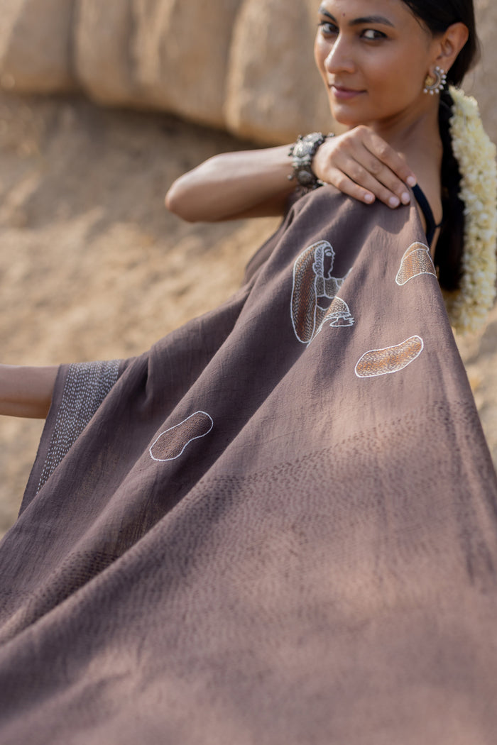 Exclusive Amounee Sujani Hand Embroidered Sarees
