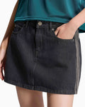 Skirts adidas Originals Denim 3 Stripes Women's Short Skirt - KQ6485