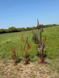 Fern Leaf Sculpture Trio - Set of 3