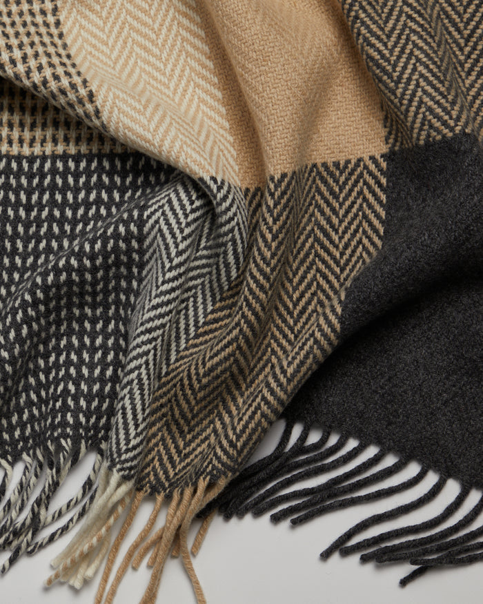 Foxford Downpatrick Cashmere and Lambswool Throw
