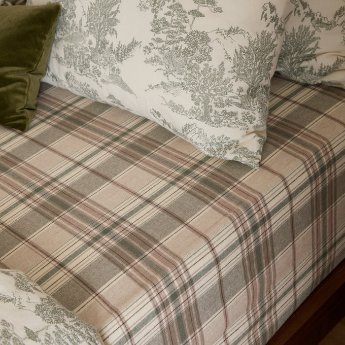 Foxford Eve Tartan Fitted Sheet