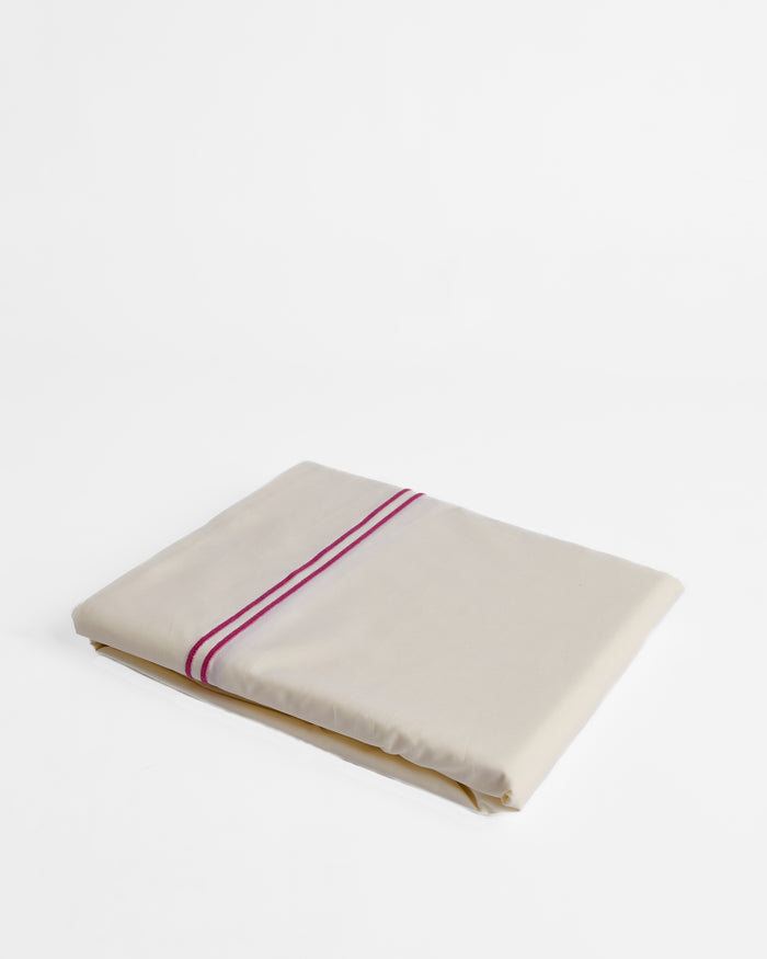 Foxford Evelyn Buttermilk Rolenio Flat Sheet