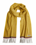 Foxford Gold Herringbone Lambswool Scarf
