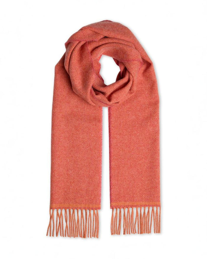 Foxford Papaya Lambswool Scarf
