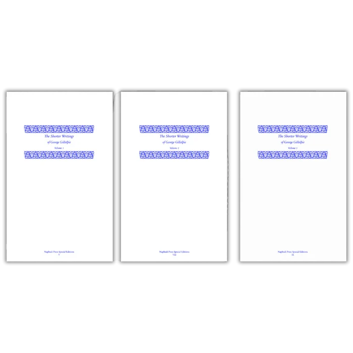 George Gillespie Set: The Shorter Writings of George Gillespie, Vol. 1, 2, & 3