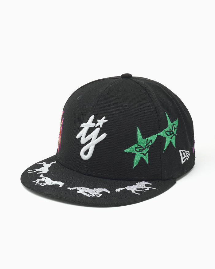 Caps TwoJeys x New Era 59FIFTY Embroidered Unisex Cap - EMHW0021851-Black