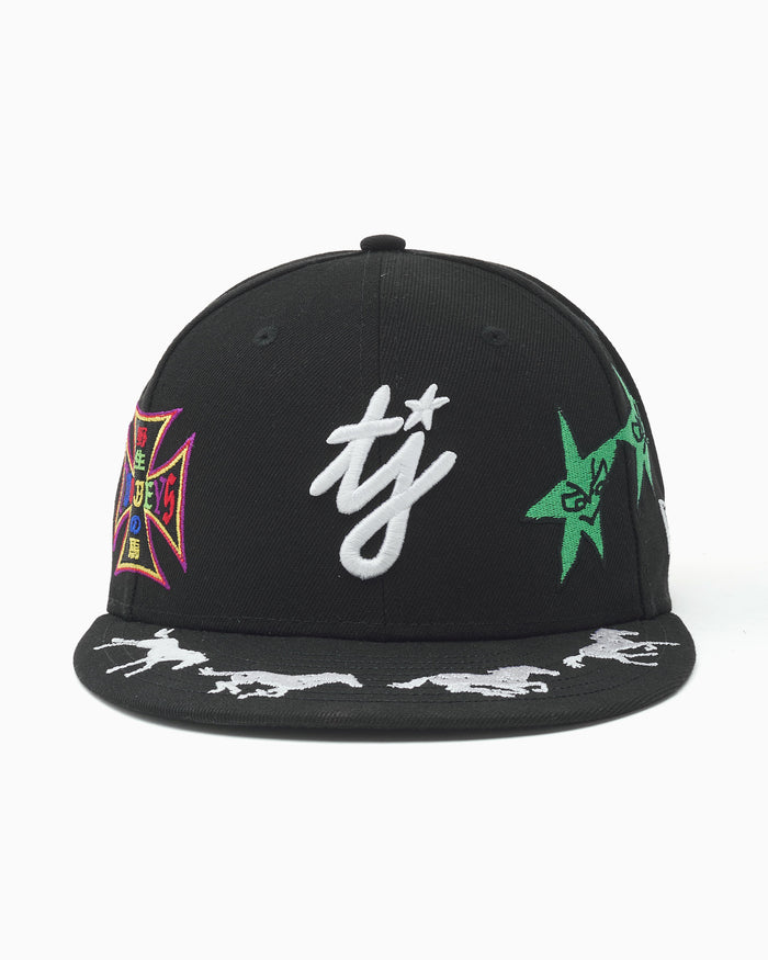Caps TwoJeys x New Era 59FIFTY Embroidered Unisex Cap - EMHW0021851-Black