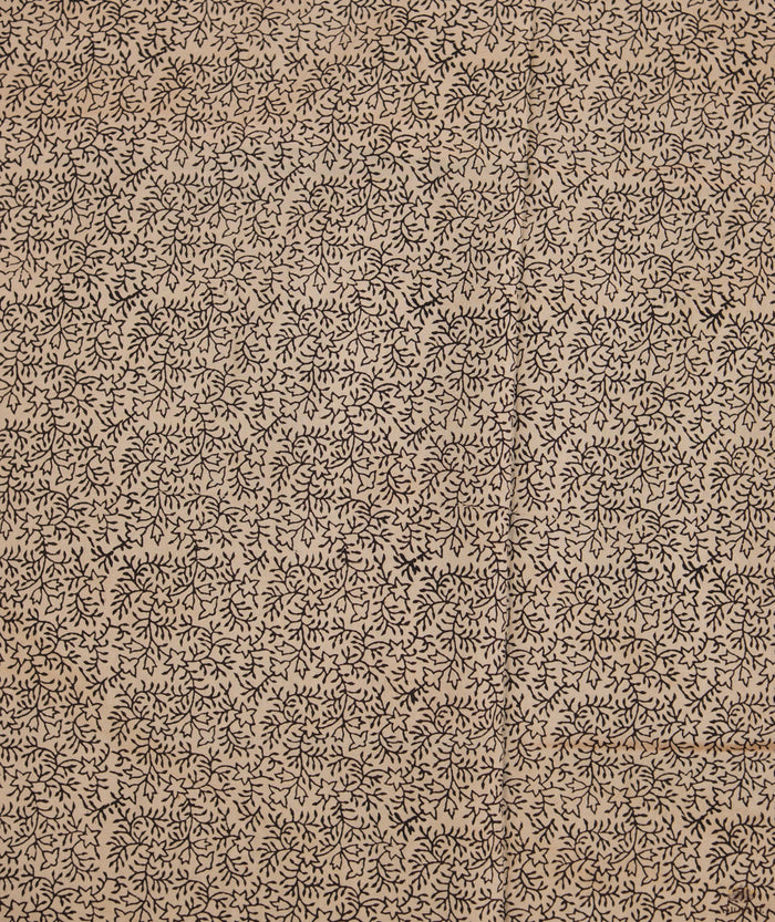 Handblock Printed Bagru Chanderi  Suit