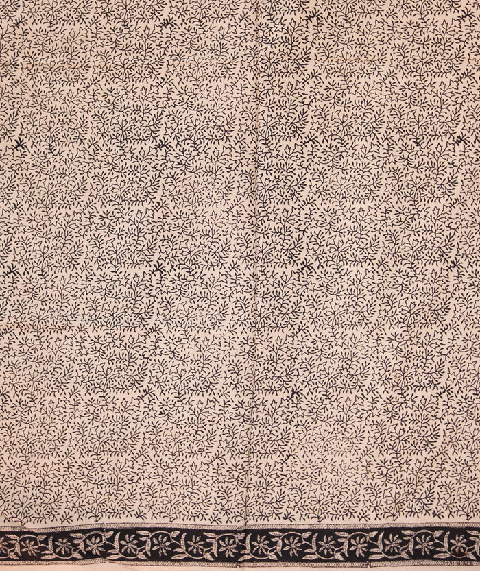 Handblock Printed Bagru Chanderi  Suit