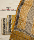 Handblock Printed Bagru cotton Suits with Kota Dupatta