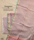 HANDBLOCK PRINTED SANGANEER CHANDERI SUITS
