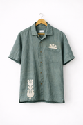 Handstitched Applique Kala Cotton Shirt