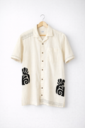 Handstitched Applique Kala Cotton Shirt