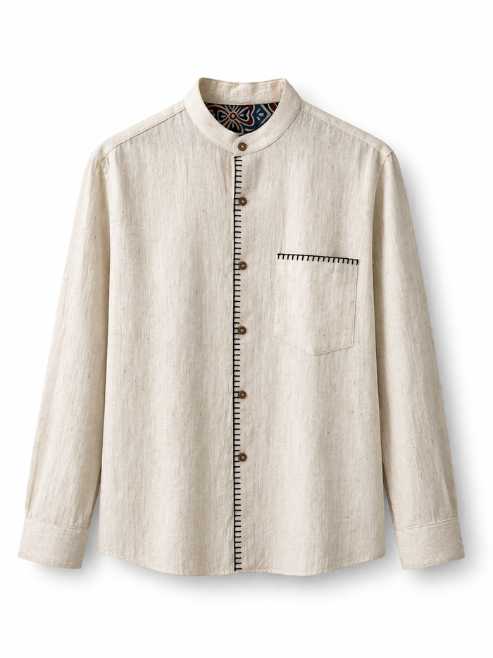 Handwoven Kala Cotton Unisex Shirt