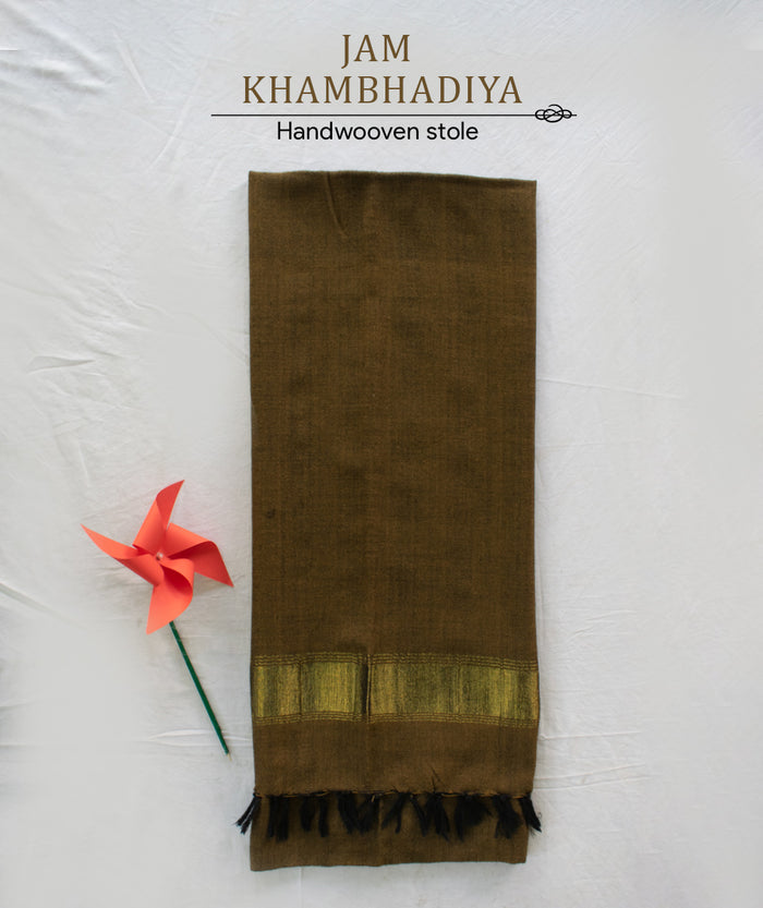 JAM KHAMBALIYA HANDWOVEN STOLE