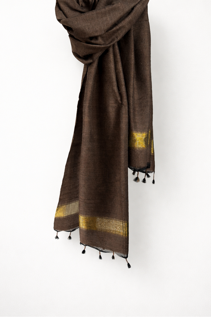 JAM KHAMBALIYA HANDWOVEN STOLE