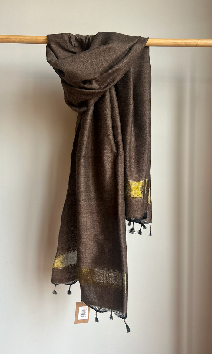 JAM KHAMBALIYA HANDWOVEN STOLE
