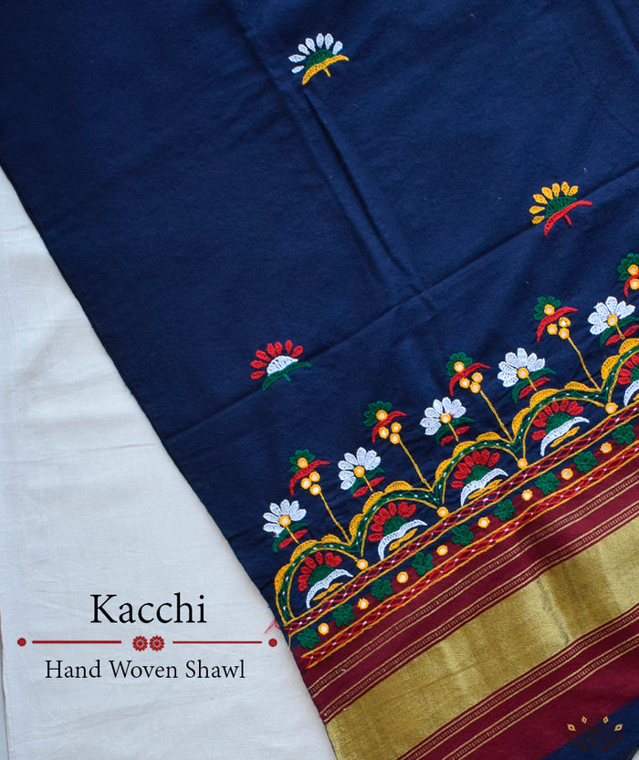 JAM KHAMBHADIYA HAND WOVEN SHAWL