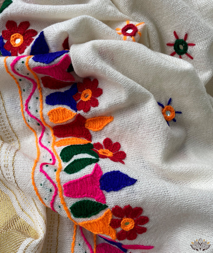 JAM KHAMBHADIYA HAND WOVEN SHAWL