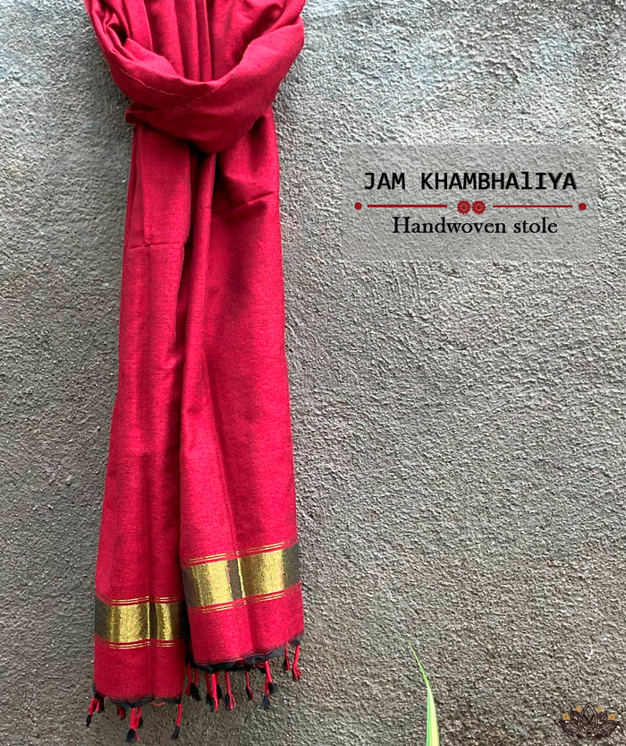 JAM KHAMBHADIYA HAND WOVEN STOLE
