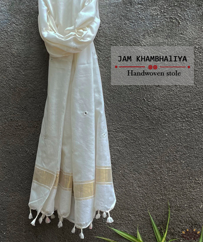 JAM KHAMBHADIYA HAND WOVEN STOLE