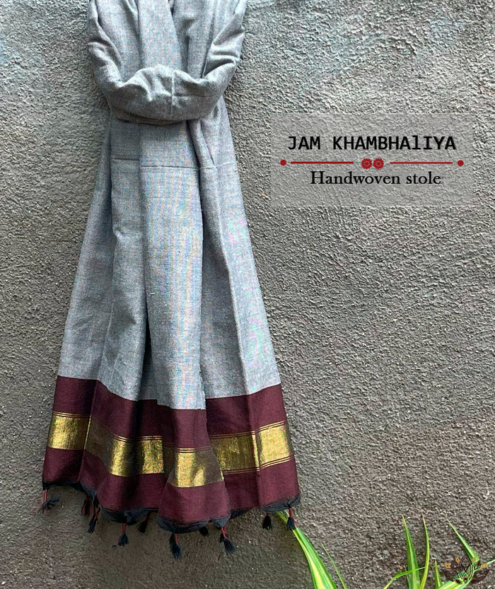 JAM KHAMBHADIYA HAND WOVEN STOLE