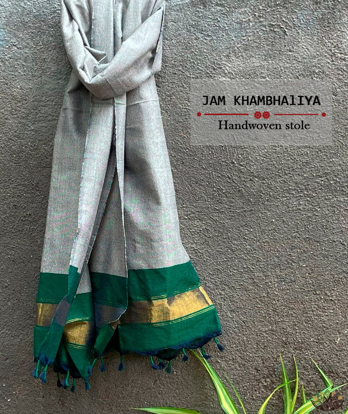 JAM KHAMBHADIYA HAND WOVEN STOLE