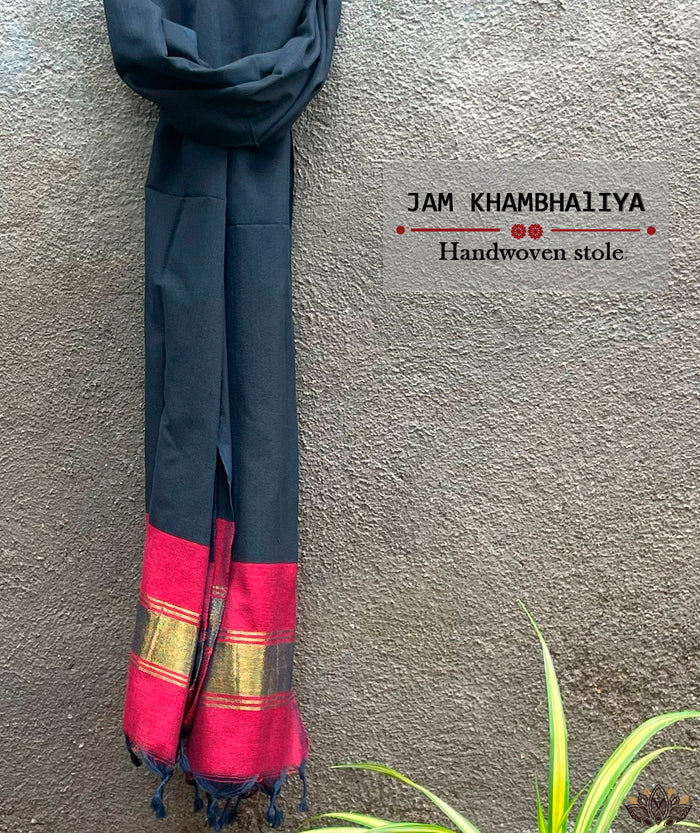 JAM KHAMBHADIYA HAND WOVEN STOLE