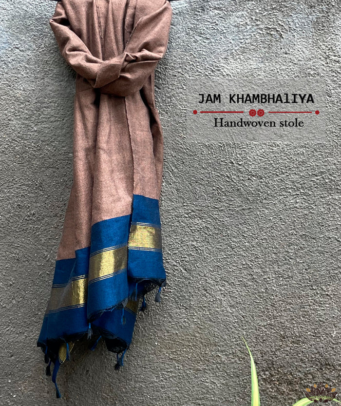 JAM KHAMBHADIYA HAND WOVEN STOLE