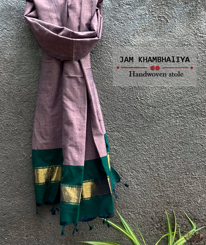 JAM KHAMBHADIYA HAND WOVEN STOLE