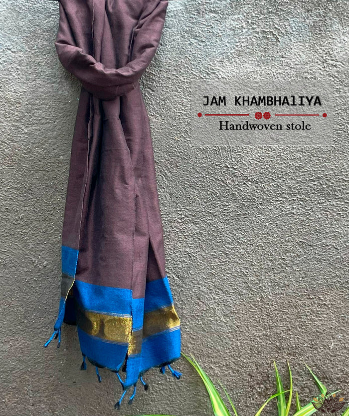 JAM KHAMBHADIYA HAND WOVEN STOLE