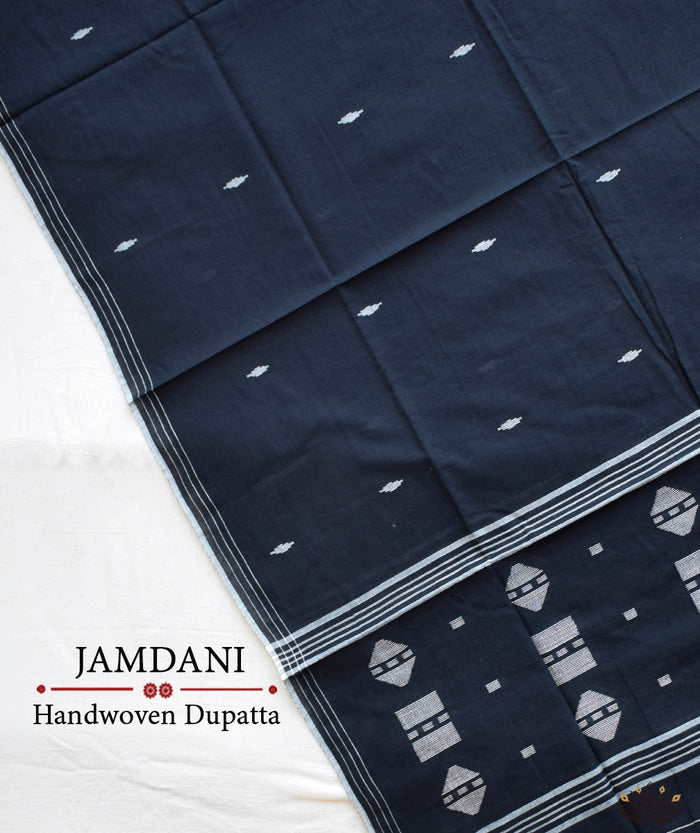 JAMDANI COTTON HANDMADE DUPATTA