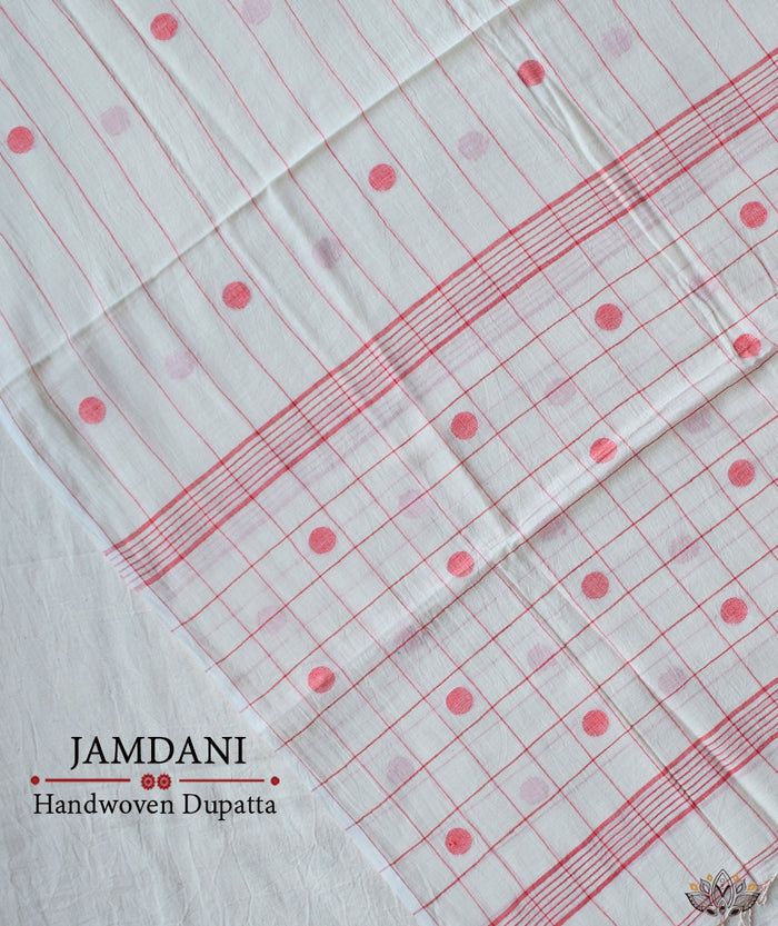 JAMDANI COTTON HANDMADE DUPATTA