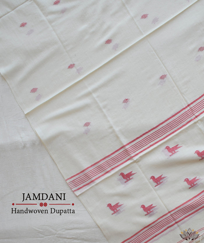 JAMDANI COTTON HANDMADE DUPATTA