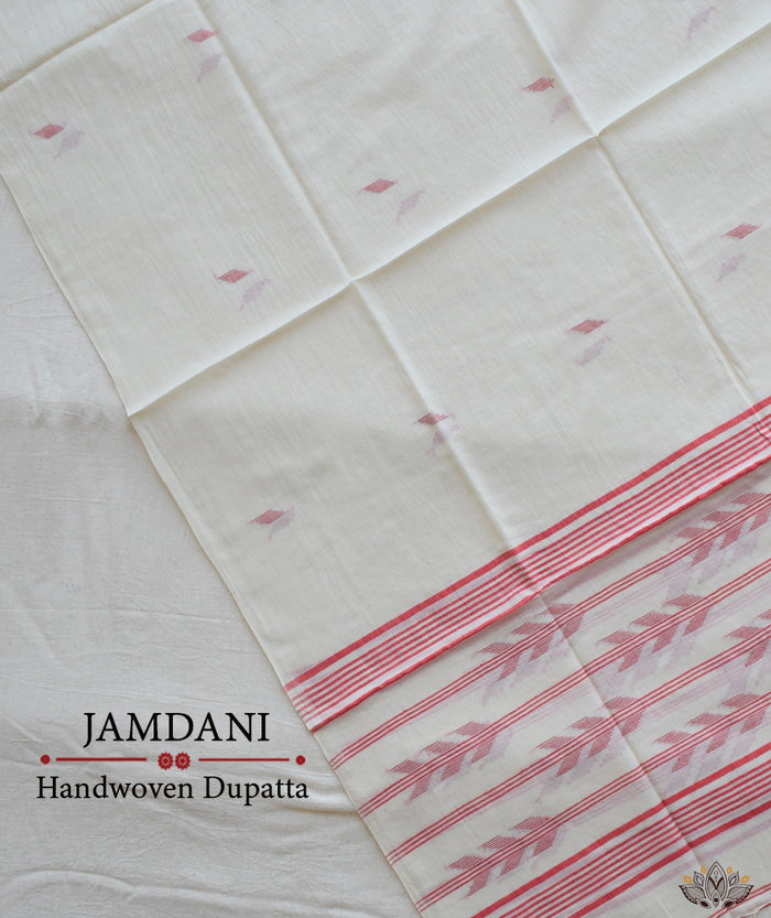 JAMDANI COTTON HANDMADE DUPATTA
