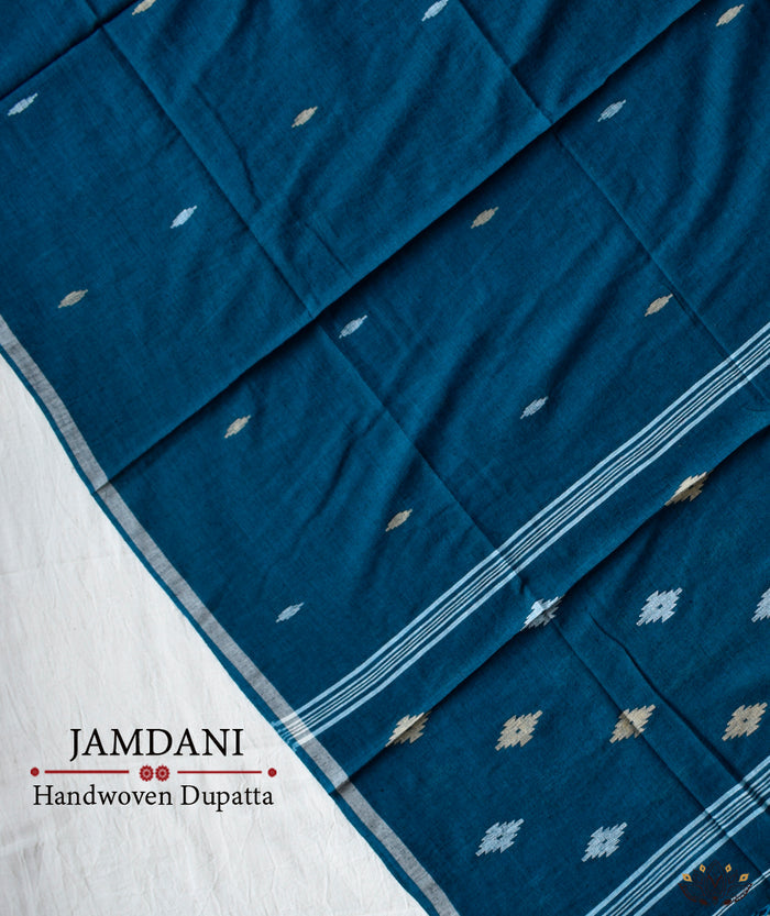 JAMDANI COTTON HANDMADE DUPATTA