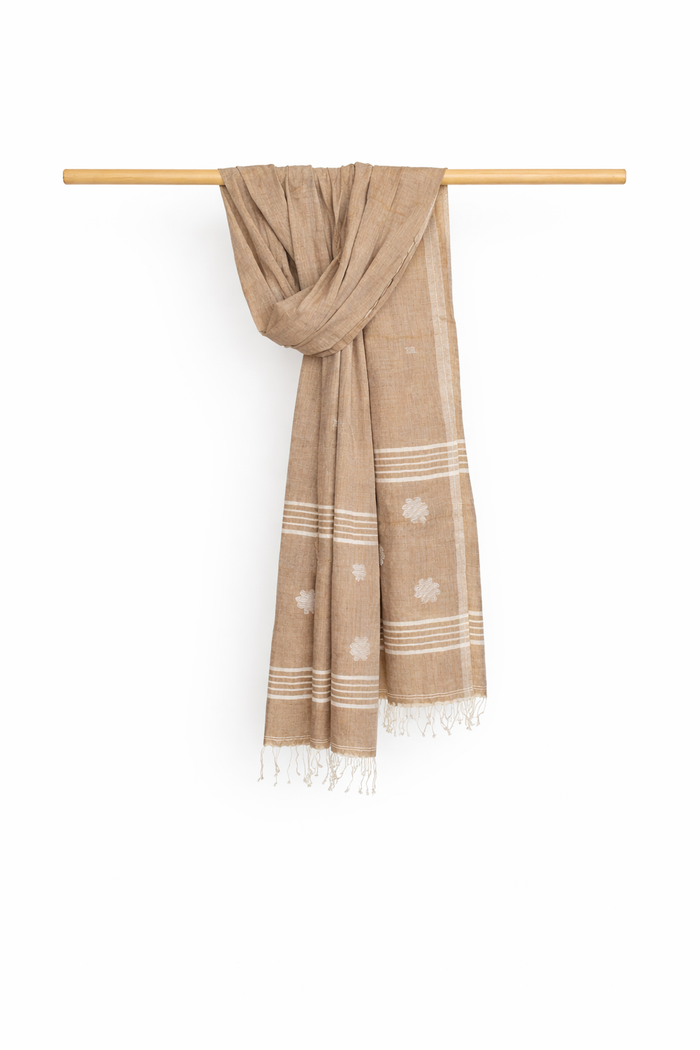 JAMDANI COTTON HANDMADE STOLE