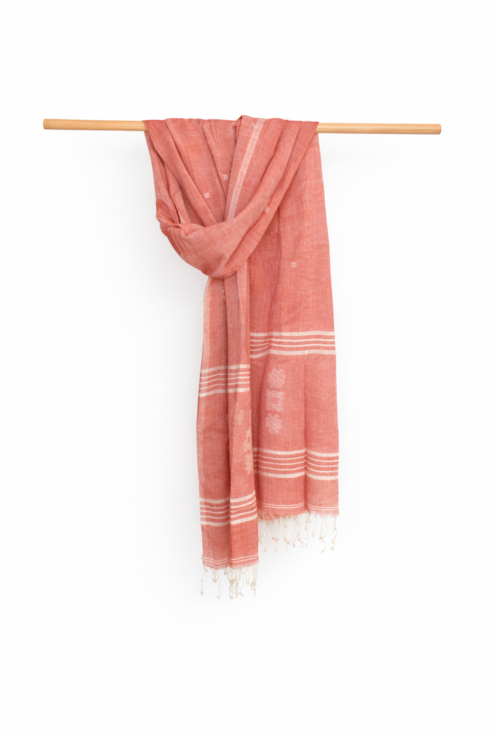 JAMDANI COTTON HANDMADE STOLE
