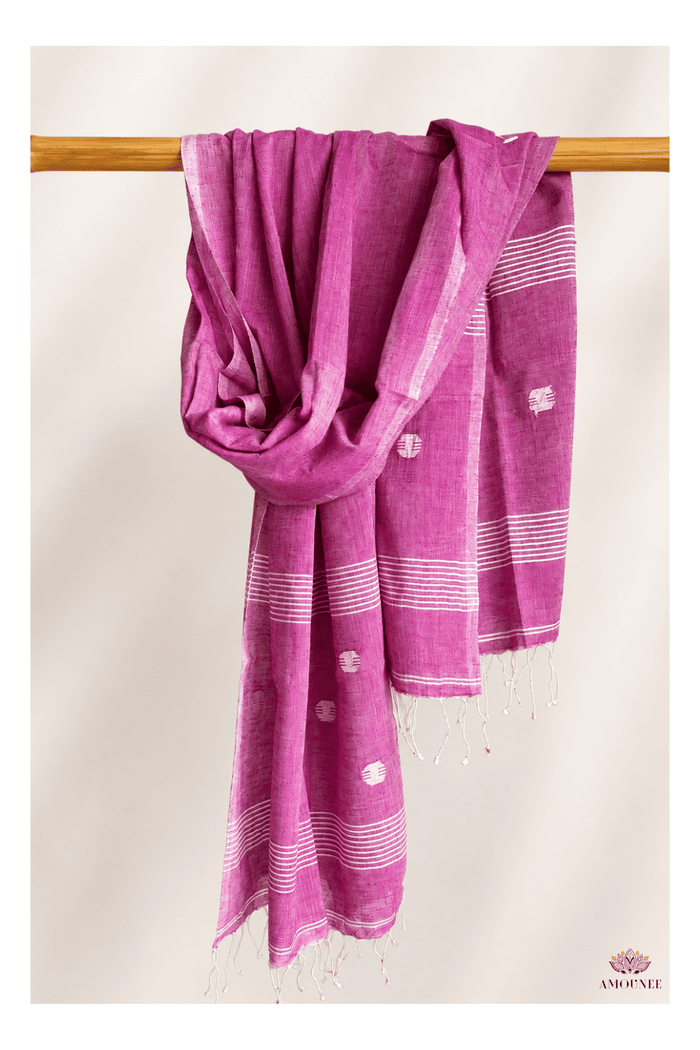 JAMDANI COTTON HANDMADE STOLE