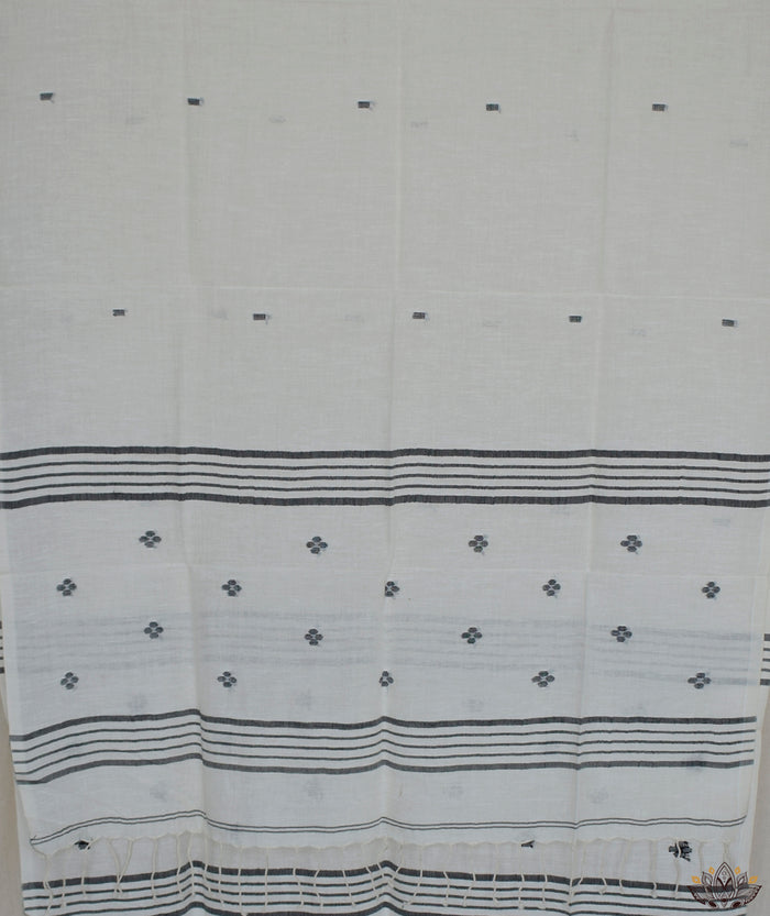 JAMDANI COTTON HANDMADE STOLE