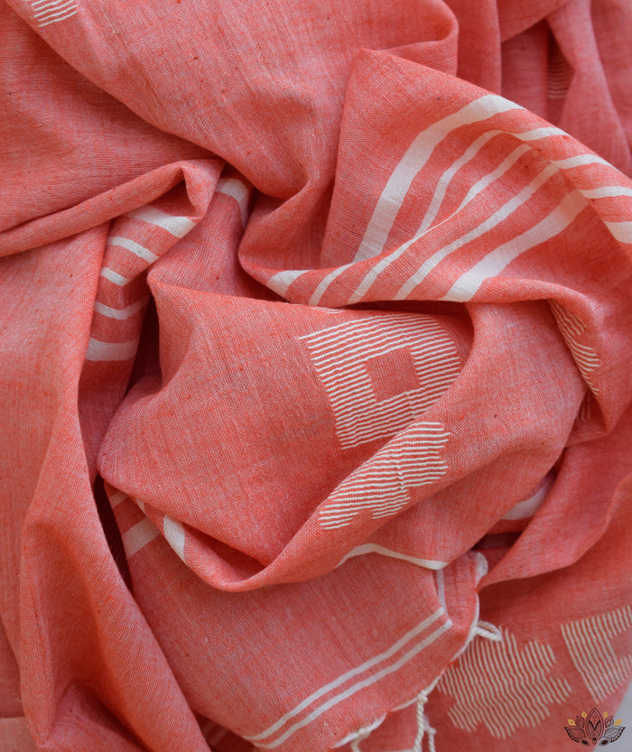 JAMDANI COTTON HANDMADE STOLE