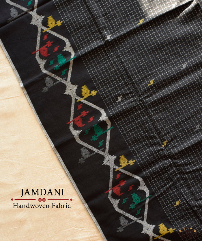 JAMDANI COTTON HANDMADE YARDAGE
