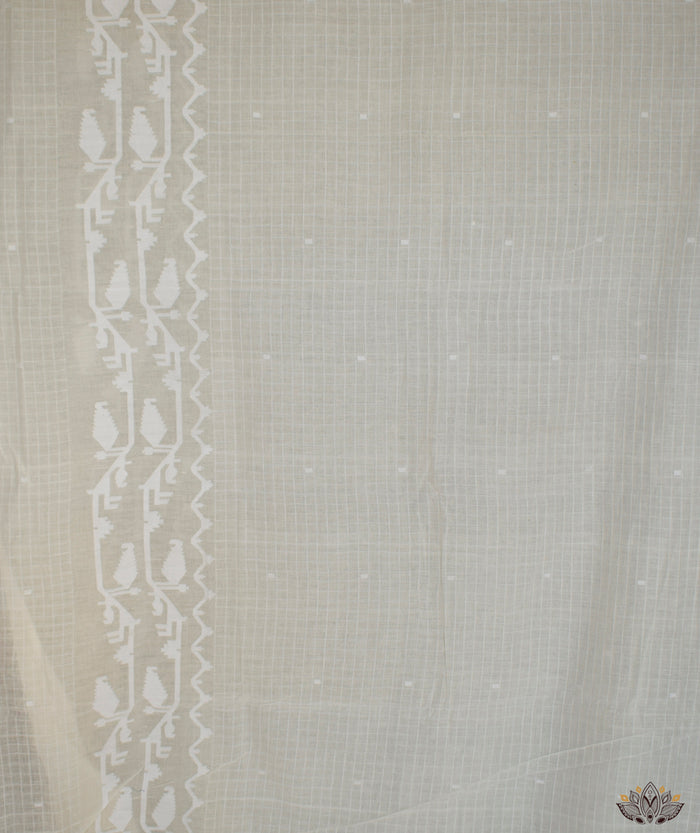 JAMDANI COTTON HANDMADE YARDAGE