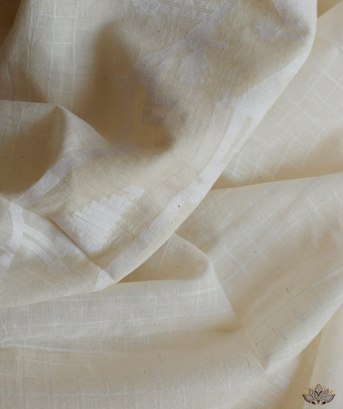 JAMDANI COTTON HANDMADE YARDAGE