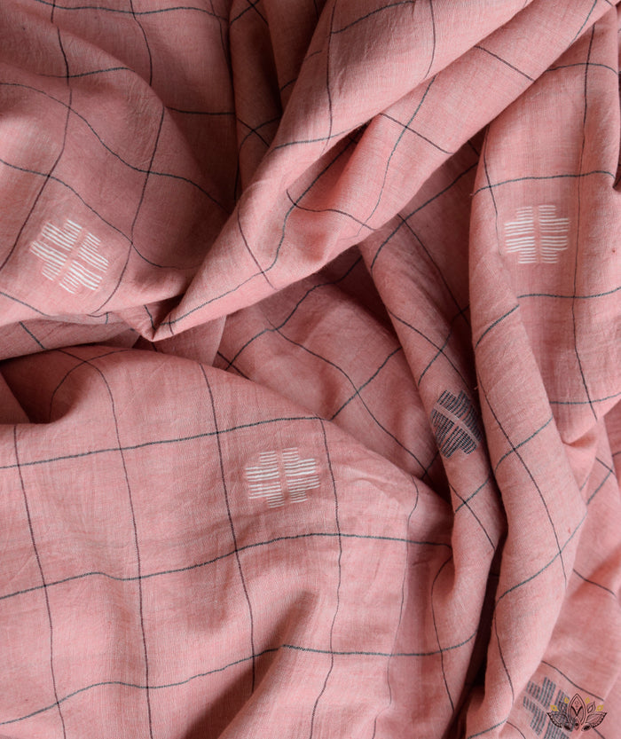 JAMDANI COTTON HANDMADE YARDAGE