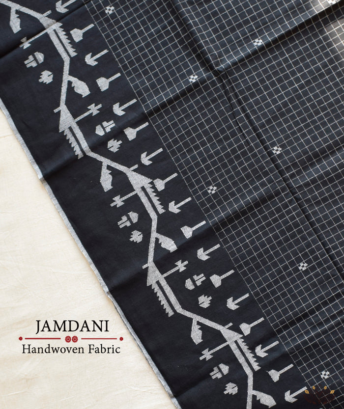 JAMDANI COTTON HANDMADE YARDAGE