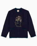 Sweaters Brain Dead x Brooks Brothers California Embroidered Relaxed Men's Sweater - BDF25T15004614NY01